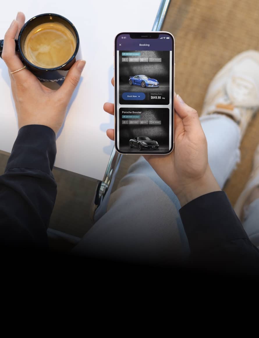 Browse and book a car online